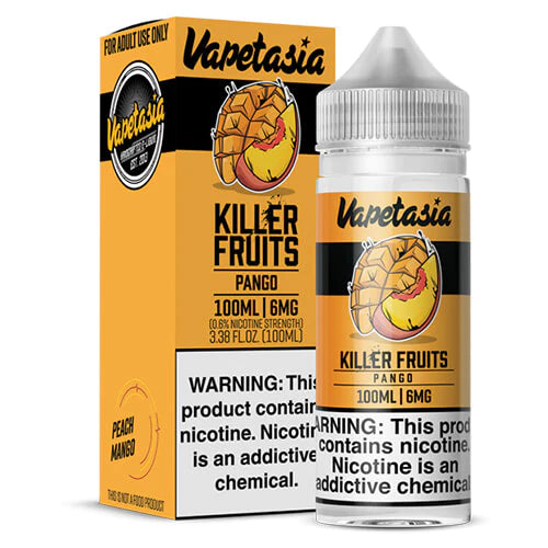 Vapetasia Killer Fruits Pango, Peach Mango E Juice, VaporPlus